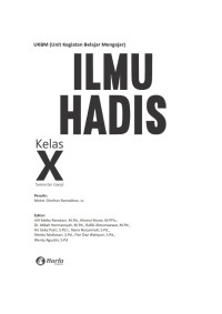 Image of UKBM (Unit Kegiatan Belajar Mengajar) ILMU HADIS Kelas X