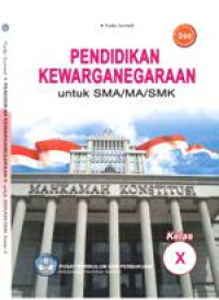 Image of [E-book] PENDIDIKAN KEWARGANEGARAAN:Untuk SMA/MA/SMK Kelas X