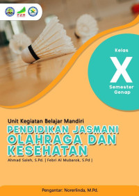 Image of UKBM PENDIDIKAN JASMANI OLAHRAGA DAN KESEHATAN KELAS X SEMESTER GENAP